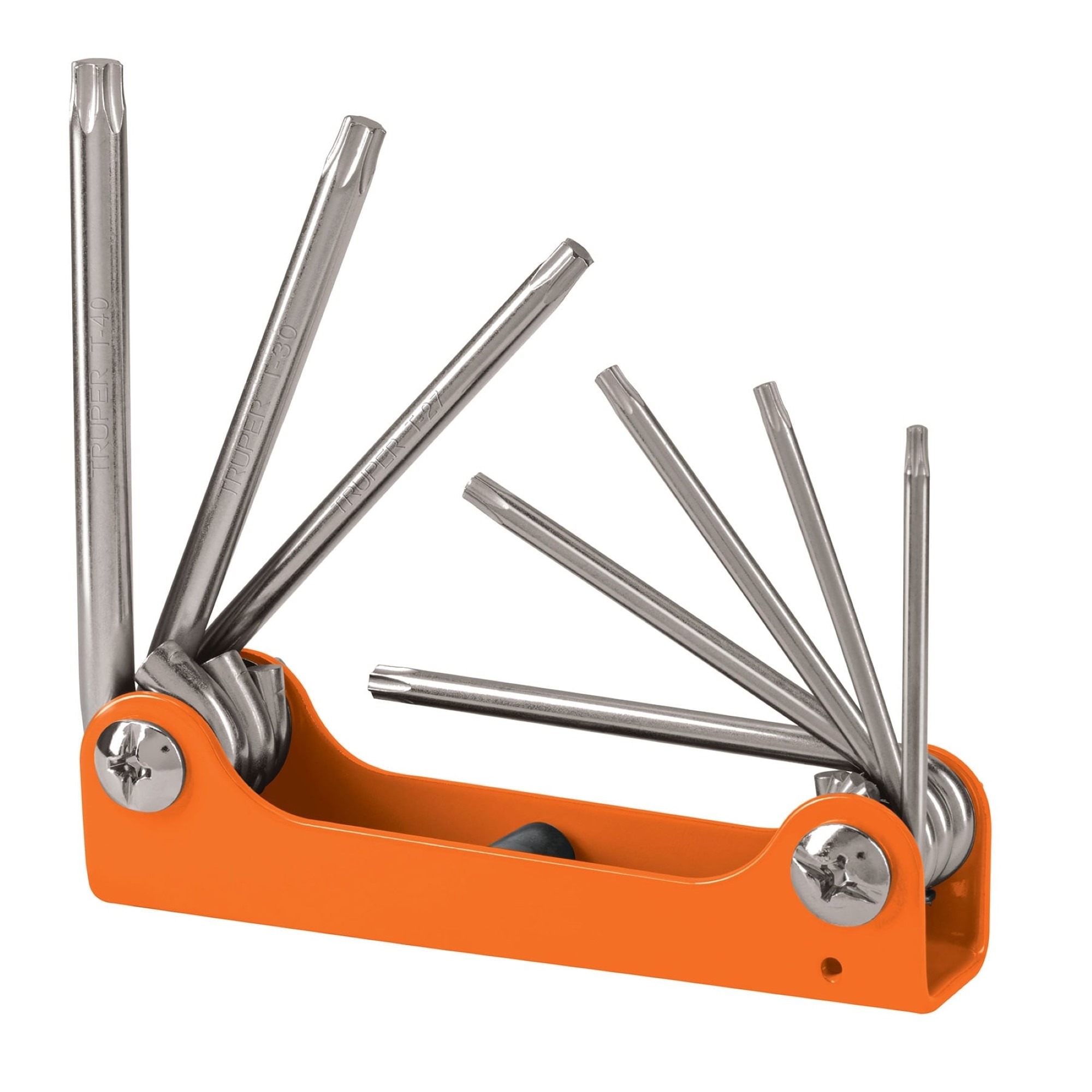 Juego De 8 Llaves Torx. Incluye Estuche Tipo Navaja
